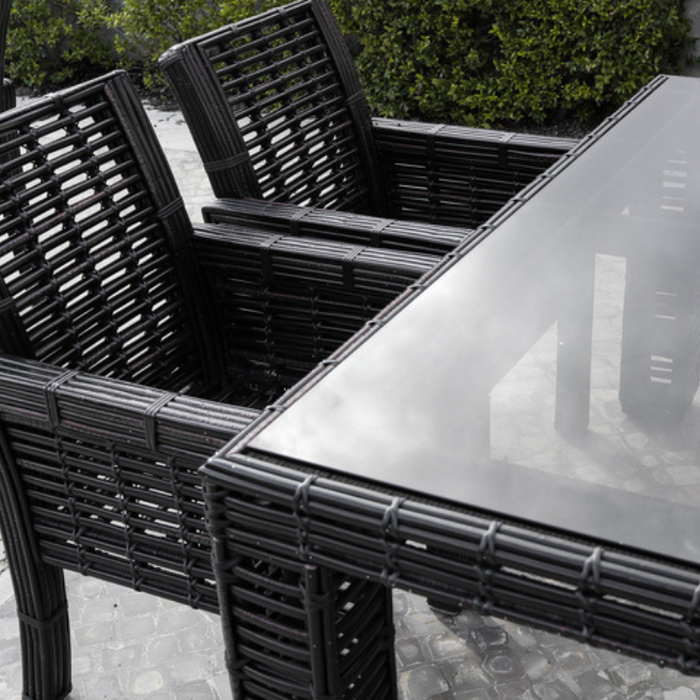 10mm Rectangle Table Top - Clear Toughened Glass