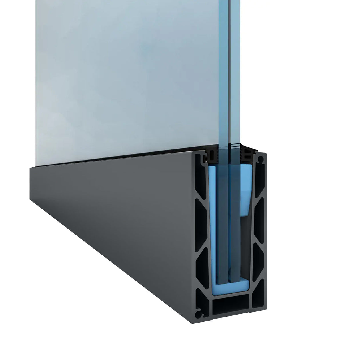 5000mm Glass Balustrade Railing Channel — Express Glass Warehouse