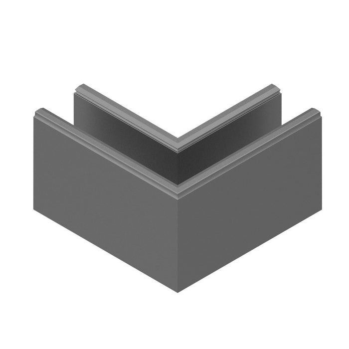 90° Corner For Glass Railing Channel
