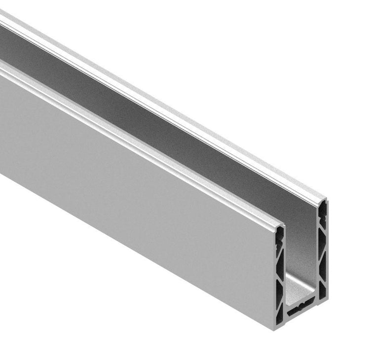 3M Glass Balustrade Channel with Wedge Kit and End Caps