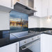 London skyline kitchen splashback printed