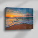 Glass Print Sunset Beach