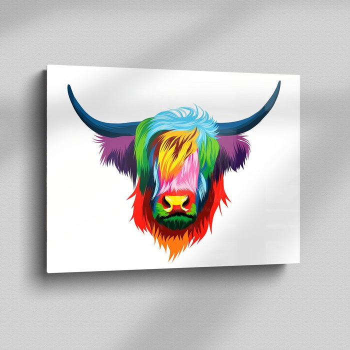 Wall art - Abstract Highland Cow 