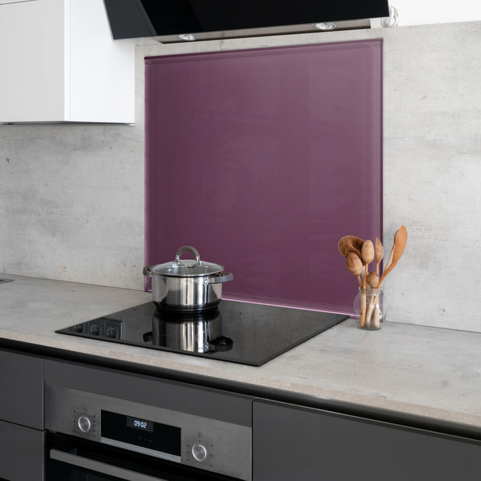 Kitchen Splashback - Purple aubergine