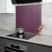 Kitchen Splashback - Purple aubergine