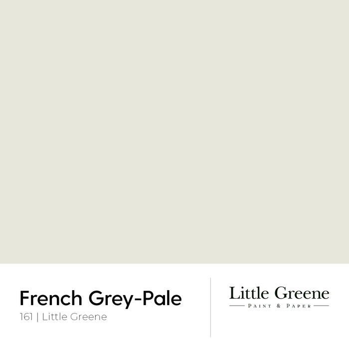 6mm Toughened Painted Kitchen Glass Splashback - French Grey Little Greene 161