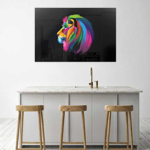 Colourful Lion Illustration