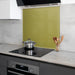 Glass Kitchen Splashback - Green Olive