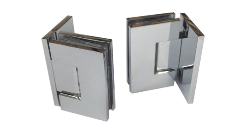 Glass to Wall 90 Degree Hinge with Concealed Fixings