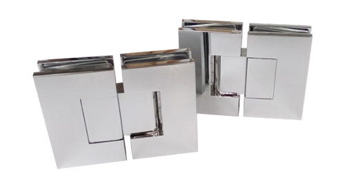 Inline Glass to Glass Hinge with Concealed Fixings