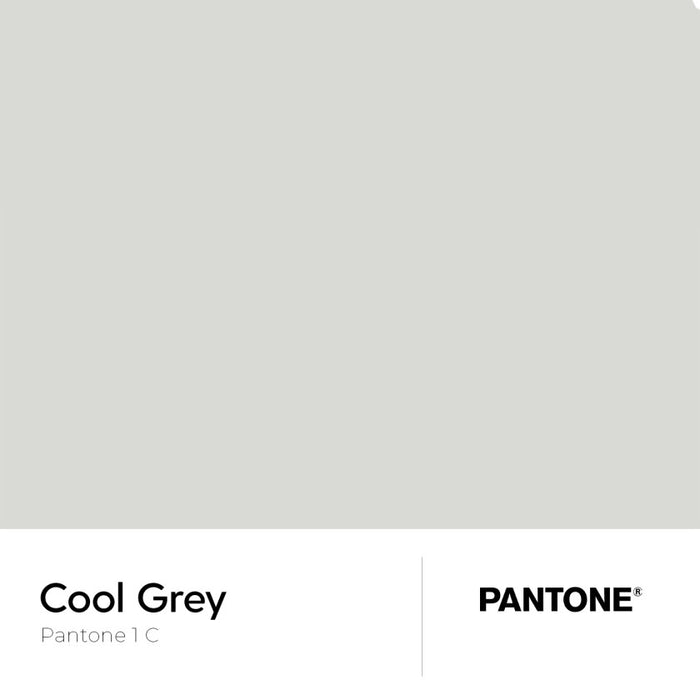 6mm Toughened Painted Kitchen Glass Splashback - Grey Glitter Pantone 1C