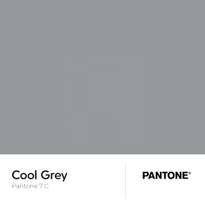 6mm Toughened Painted Kitchen Glass Splashback - Grey Pantone 7C