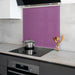 Painted Kitchen Glass Splashback - Passion Flower Purple