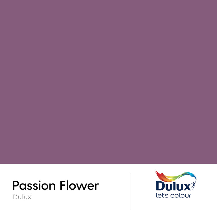 6mm Toughened Painted Kitchen Glass Splashback - Passion Flower Purple Dulux